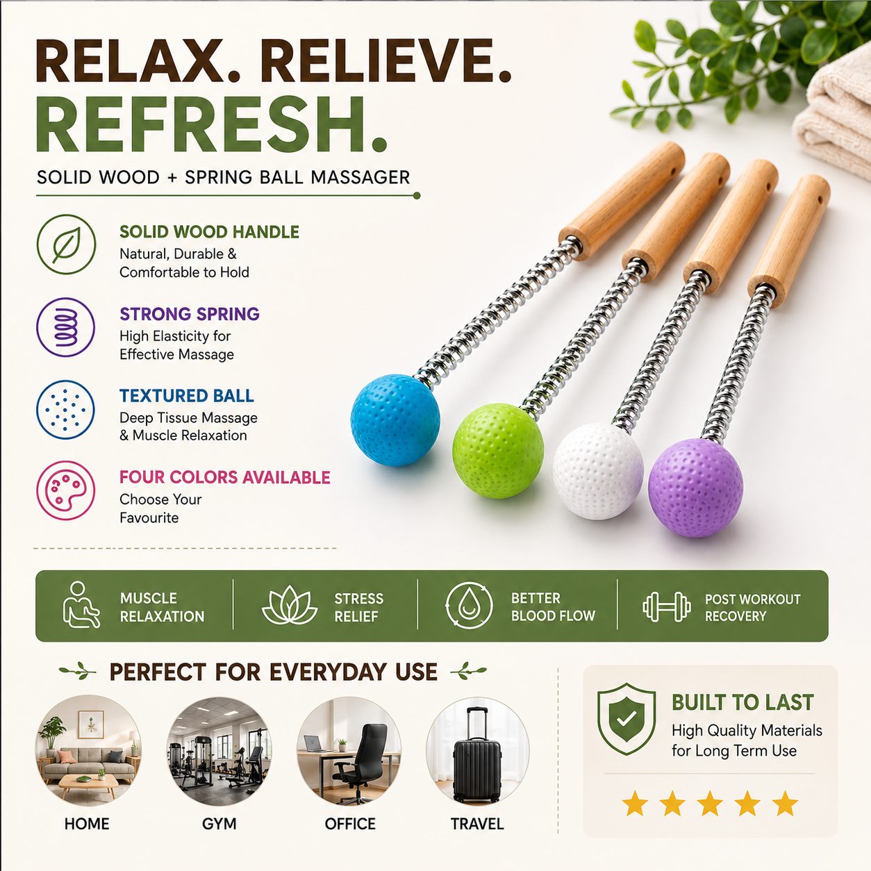 Golf Ball massage Hammers